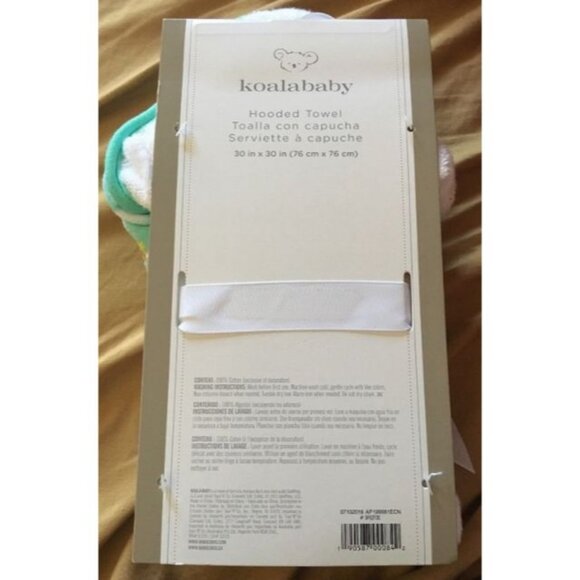 Koala Baby Hippo Hooded Towel - NWT - Picture 4 of 4